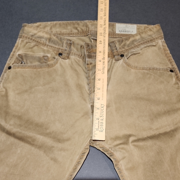 Diesel Men's Slim Fit Button Fly Jeans - Classic Brown - Picture 8 of 9